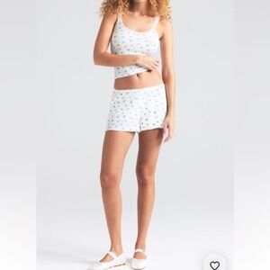 SKIMS Soft Lounge Sleep Set Pink Floral